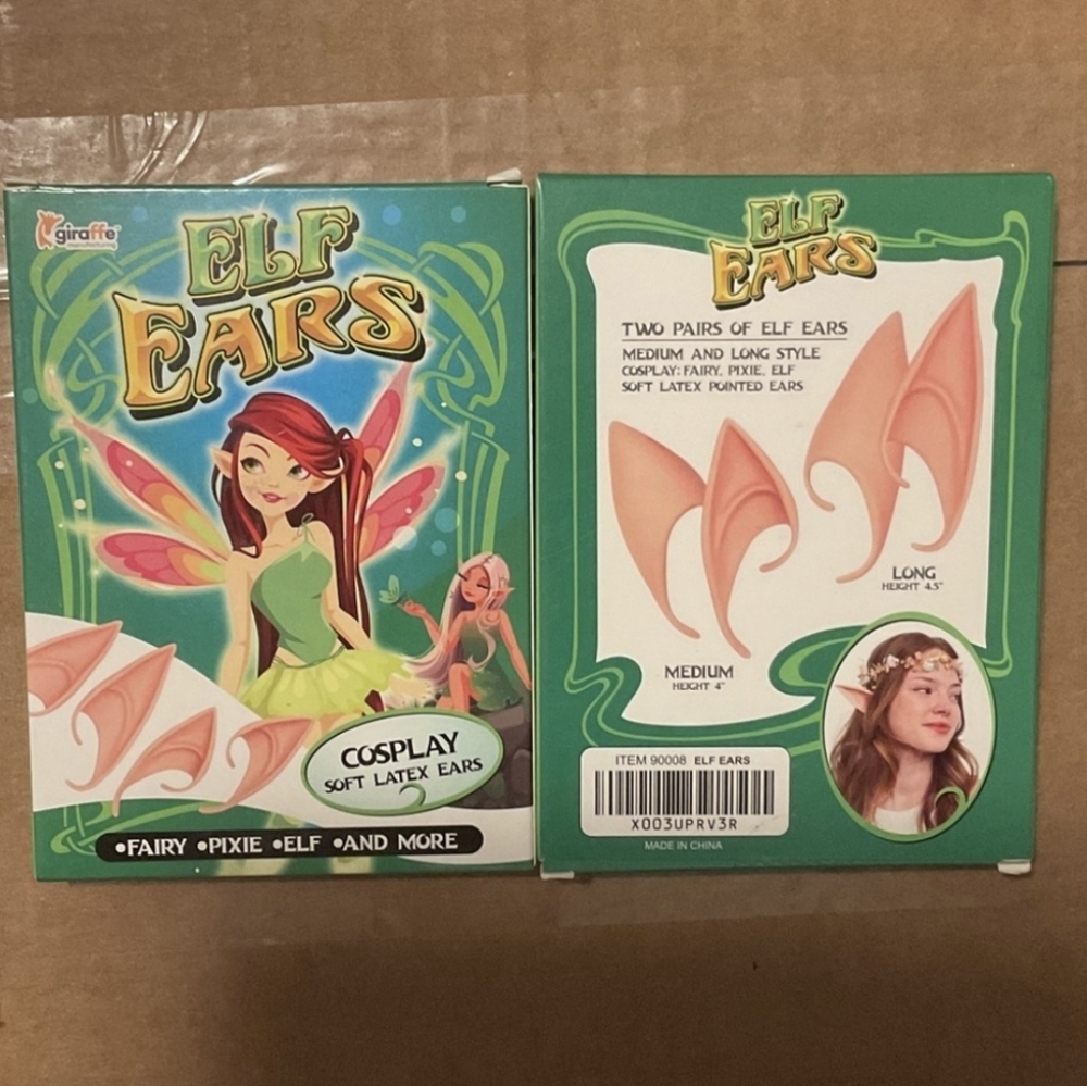 Elf Ears Cosplay Kids Toy - Pink